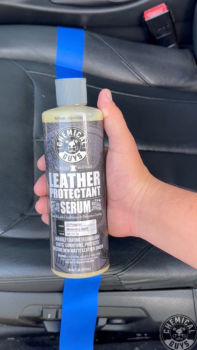 Chemical Guys SPI_111_16 Leather Protectant, Dry-to-The-Touch Serum for Car Interiors, Furniture, Apparel, Boots, and More (Works on Natural, Synthetic, Pleather, Faux Leather and More), 16 fl oz