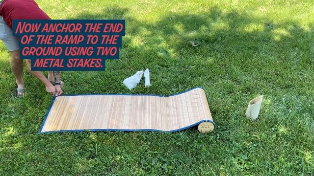 Yard Game – Modern Bocce Ball Set with Ramp & Targets | Portable BocceRoll Lawn Game for Backyard & Beach | Premium Wooden Bocce Game for Family & Party Play