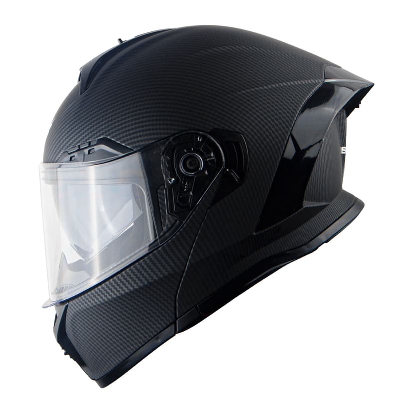1Storm New Motorcycle Bike Modular Full Face Helmet Dual Visor Sun Shield: NOLED-X90 Matt Black
