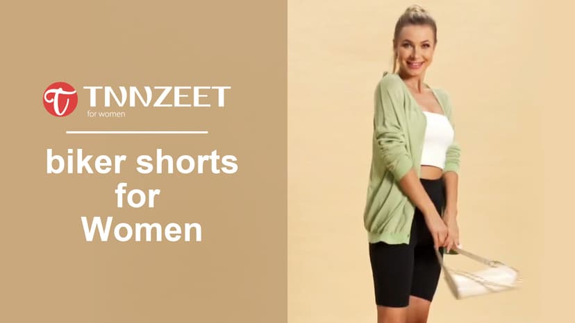 TNNZEET 7 Pack Biker Shorts for Women - 5''/8''/3'' High Waisted Workout Tummy Control Spandex Gym Shorts for Yoga Athletic