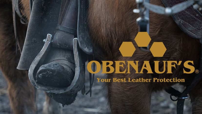 Obenauf's Heavy Duty LP Leather Conditioner Natural Oil Beeswax Formula (8oz)