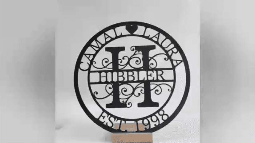 Custom Metal Sign - Personalized Name Sign - Family Sign - Outdoor Metal Wall Art Home Decor - Personalized Gift for Couple - Anniversary Wedding Gift