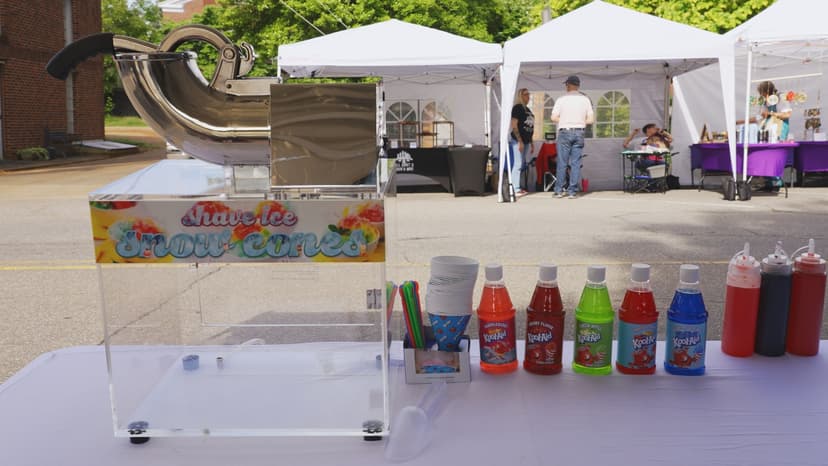 VALONDINO Snow Cone Machine Shaved Ice, 500LB/H Commercial Ice Crusher Shaved Ice Machine Fluffy, 300W Industrial Commercial Big Ice Shaving Machine for Snow Cones for Home Party