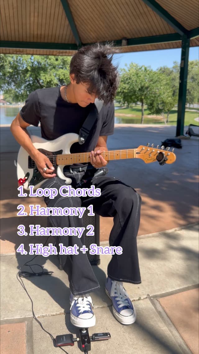 LEKATO Looper Guitar Pedal Guitar Loop Pedal Tuner Pedal 9 Loops 40 Minutes Record Time Unlimited Overdubs for Electric Guitar Bass (Black)