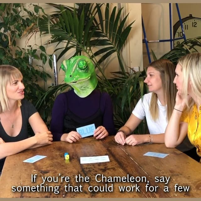 The Chameleon: Award-Winning Bluffing Board Game for Family, Adults & Friends | Includes 80 Extra Secret Words | Who is The Imposter?
