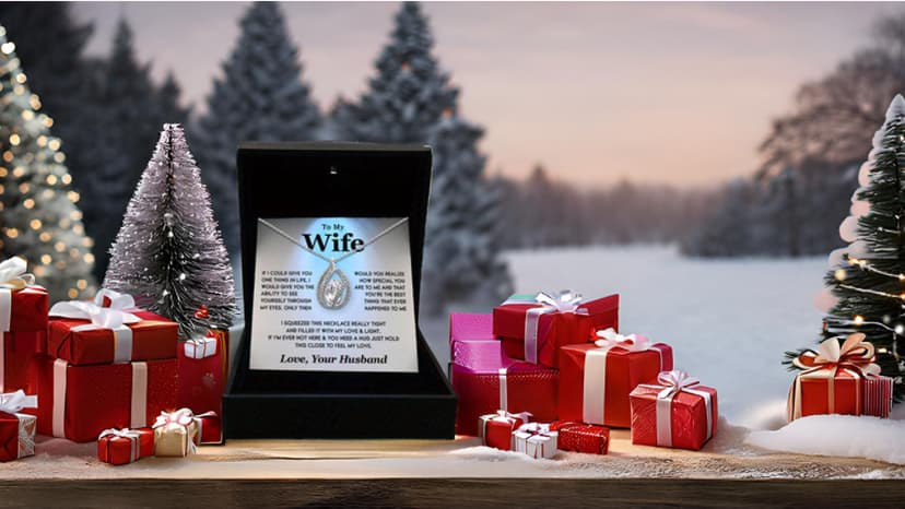 TRYNDI Necklace - Gifts for Wife from Husband: Christmas, Anniversary, Birthday Ideas; Romantic Gifts for Her