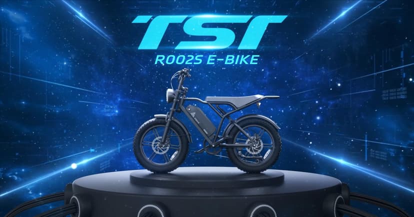 TST Electric Bike for Adults, 1500W Peak Motor 28 MPH 60/100 Miles Fat Tire Ebike with 48V 15Ah/25Ah Removable Battery 20" Electric Dirt Bike Hydraulic Suspension and 7-Speed
