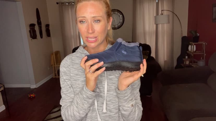 HARENCE Snow Boots for Women Winter Boot with Comfortable Warm Fur Lined Ankle Booties Outdoor Slip On Waterproof Short Boots