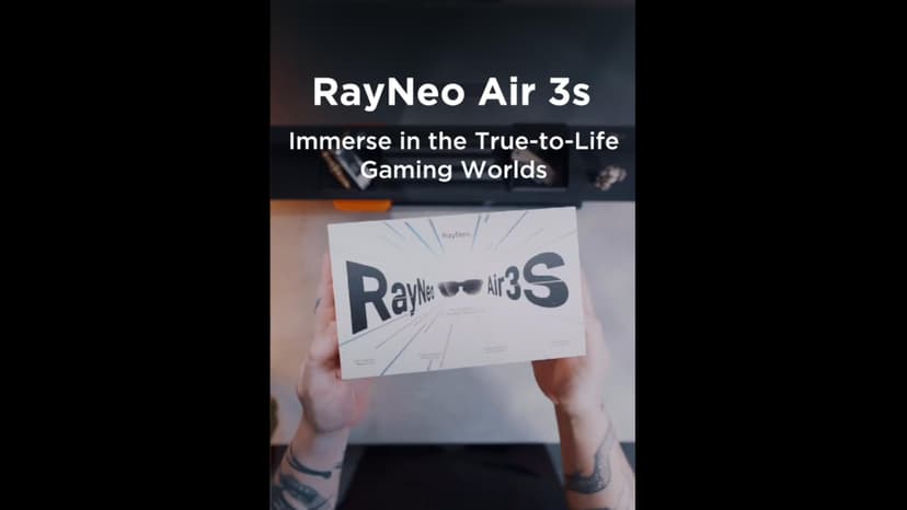 RayNeo Pocket TV - Certified Portable GTV Device, (Not for Netflix) Companion AR/XR Glasses Air 3s/Air 2s/Air 2, WiFi-Enabled Portable Smart TV, with Mutiple TV/Movie Series