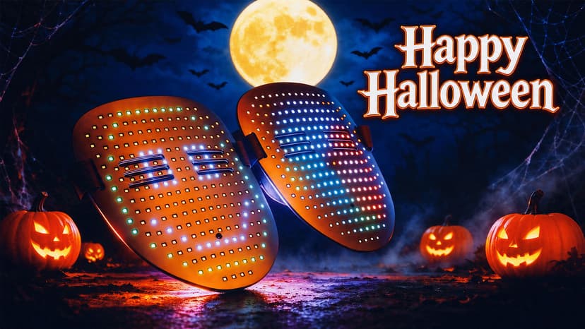 Gift for Halloween Digital Mask Birthday Christmas Rave Party,Cool Toy for Kids Adults,50 Changing Face Patterns,Rechargeable MEGOO Led Light up Mask with Gesture Sensing, Halloween Gifts for Teen Boys B09Y9DT9W7