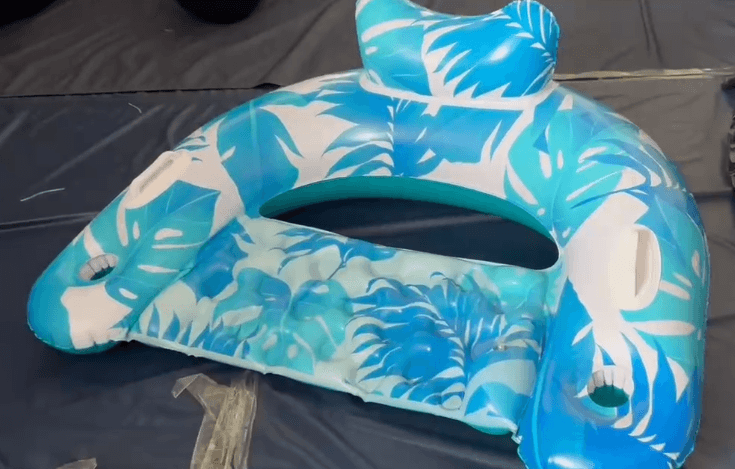 Pool Floats, 3 Pack Inflatable Pool Float Chairs with Cupholders & Handles, Pool Floats Adult & Kids Perfect for Pool Lake & Rivers, Pool Toys Party, Relaxing Inflatable Chair for Swimming Pool