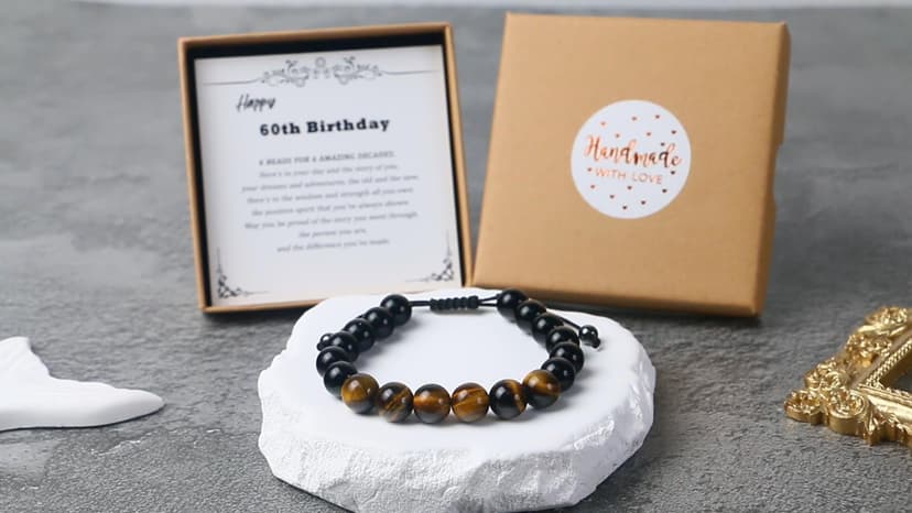 Sereney Christmas Gifts for Him Son Boys Bonus Dad Father Men Boyfriend Grandson Friend as Triple Protection ID Bracelets Birthday Gifts for 9 10 11 12 13 15 16 17 18 21 30 40 50 60 Year Old Men