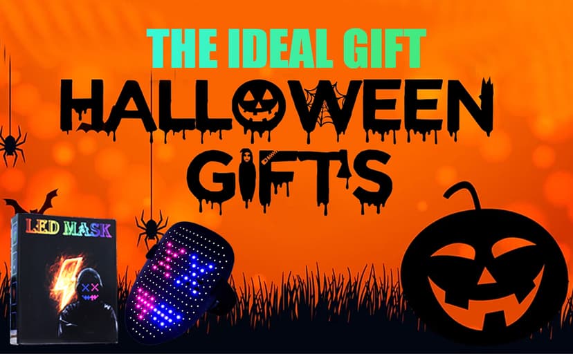Gift for Halloween Costume Mask Birthday Christmas Cosplay, Rechargeable, 50 Glowing Patterns, Cool Toys For Kids Adults JDBMAOYE LED Light Up Mask with Gesture Sensing,Perfect Gifts for Teen Boys B0D9LZXPZ1