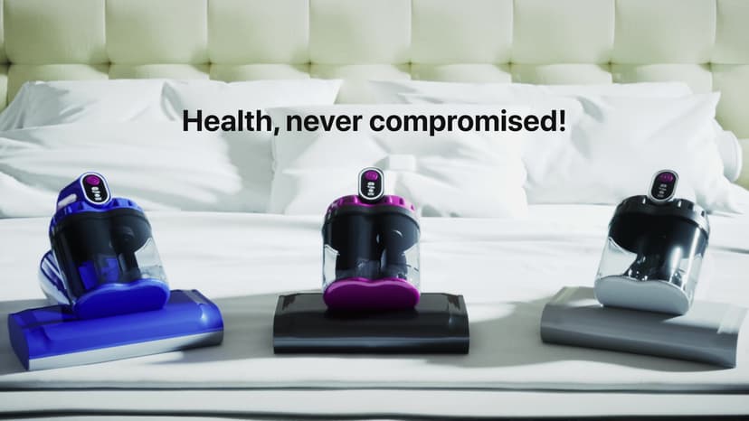 Mattress Vacuum Cleaner, 17Kpa 650W Bed Vacuum Cleaner, 273nm UV-C Light & Ultrasonic 145°F Heating, 80000 RPM/Min Brushroll Rotation, Wide Suction Port for Pillows Cribs Sofa, Black Corded