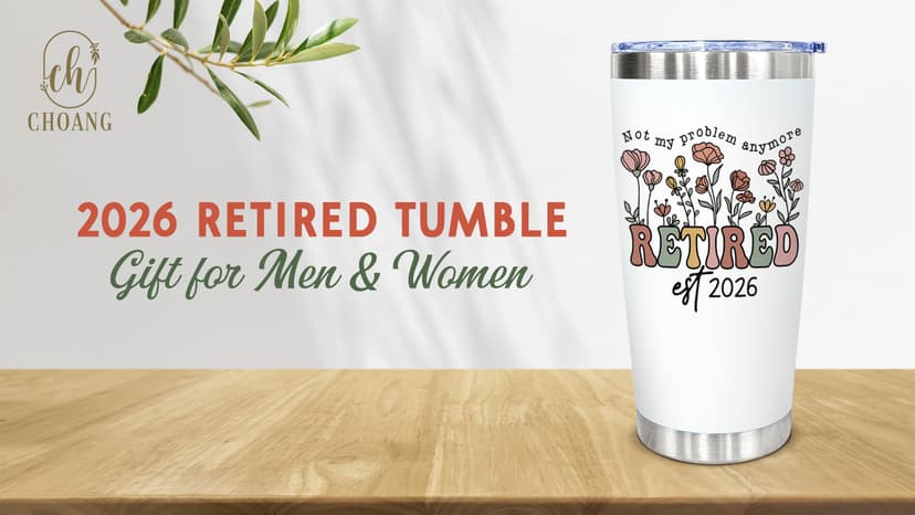 Happy Retired Farewell Party Gift for Coworker, Teacher, Nurse, Boss or Friend, Funny Stainless Steel Mug Coffee Retirement Gift for Woman 2026, Retired Tumbler, Not My Problem Anymore Cup B0D1FV94BK
