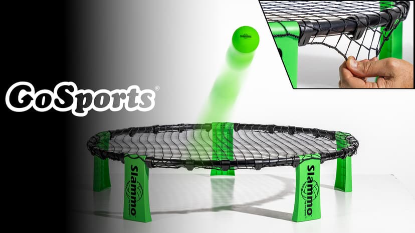 GoSports Slammo Outdoor Game Set - Perfect Holiday Gift For Teens, Kids and Family (Includes 3 Balls, Carrying Case and Rules)