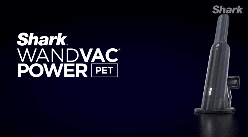 Shark WV410BL WANDVAC Cordless Hand Vacuum, Ultra-Lightweight & Portable with Powerful Suction & Tools for Pets, Designed for Car & Home, Dark Blue