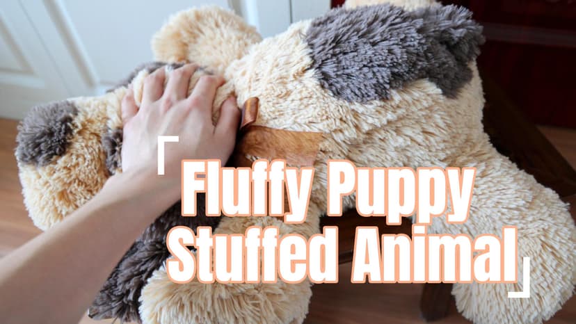 WEIGEDU Floppy Stuffed Dog Puppy Plush Toy, Huggable Beagle Labrador Retriever Stuffed Animal Dogs for Kids Girls Boys Baby Birthday Gift, 20 inch, Brown