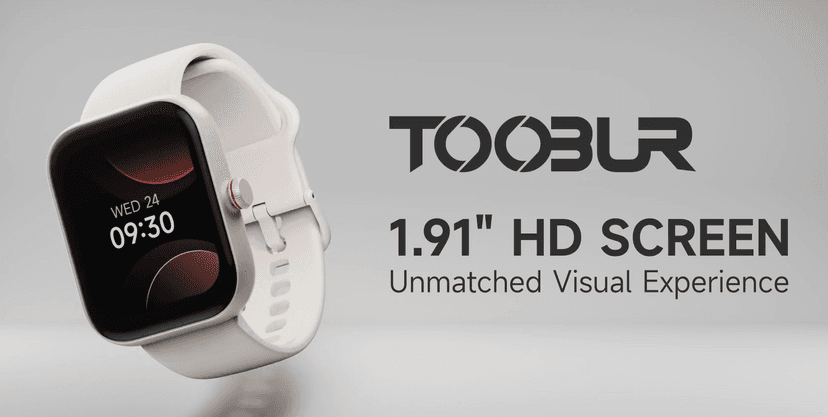 TOOBUR Smart Watch for Women, Alexa Built-in, Answer/Make Calls, 1.91" HD Screen Fitness Watch, IP68 Waterproof, 100 Sports, Heart Rate Monitor, Sleep Tracker, Smartwatch Compatible Android iOS, Beige