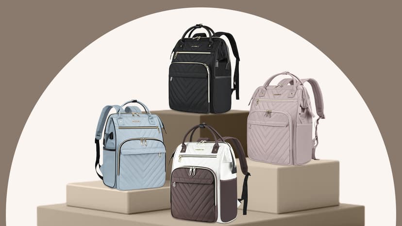 VANKEAN 17 Inch Laptop Backpack for Women Men Fashion Computer Work Bag, Large Capacity Waterproof Backpack with USB Port & RFID Pockets, College Daypack Business Travel, Black