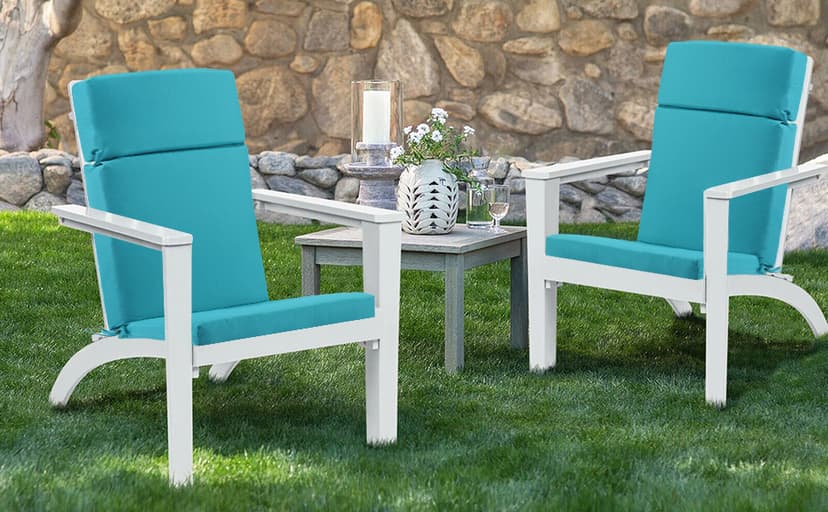 Adirondack Chair High Density Foam Cushions,High Back Outdoor Rocking Chair Cushion
