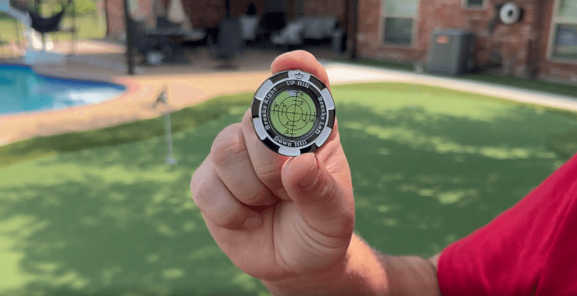 SlopeMaster ProGreen Reader - Golf Ball Marker with High Precision Green Reading Aid Golf Accessories for Men Women
