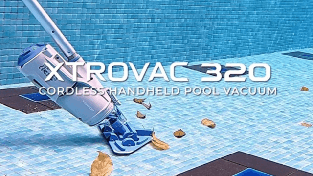 KOKIDO 2025 Cordless Pool Vacuum with 72” Pole, Standard & Fine Interchangeable Filters, Ideal for spot Cleaning, 2 Vac Heads, Spot Clean, for Small Above & Inground Pools, Spas Hot Tubs XV320