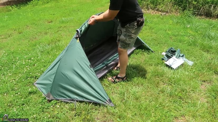 camppal 1 Person Tent for Camping Hiking Mountain Hunting Backpacking Tents 4 Season Resistance to Windproof Rainproof and Waterproof