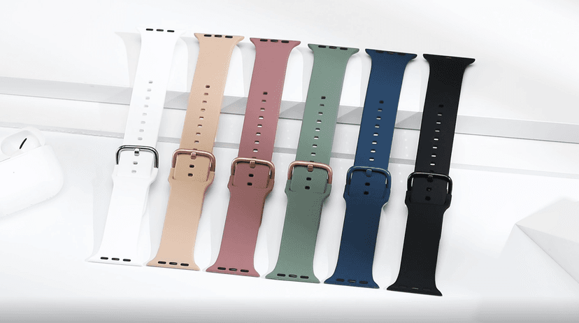 Sport Band Compatible with Apple Watch Bands 49mm 46mm 45mm 44mm 42mm 41mm 40mm 38mm, Soft Silicone Replacement Strap with Classic Clasp for iWatch Series 11 10 9 8 7 6 5 4 3 2 1 SE Ultra Women Men