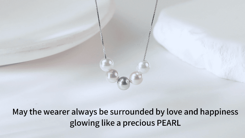 Sereney Birthday Gifts for Girls Women, Sterling Silver Pearl Necklace as 7 9 10 11 13 15 16 18 21 30 40 50 60 Year Old Birthday Gifts, Single Pearl Necklace as Bday Gifts for Friends