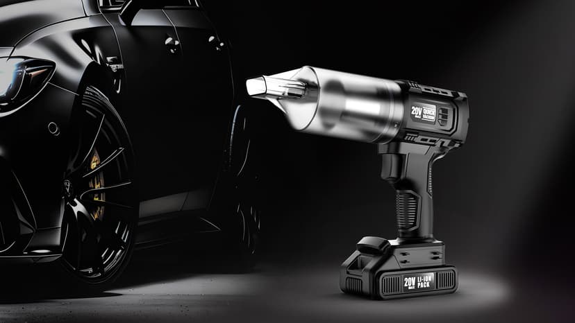 Handheld Vacuum Cleaner Cordless- 35000PA Strong Suction for Car & Home, Car Vacuum Portable Rechargeable Lightweight for Pet Hair with HEPA Filter, Quick Clean in Office/Desk/Couch (Black)