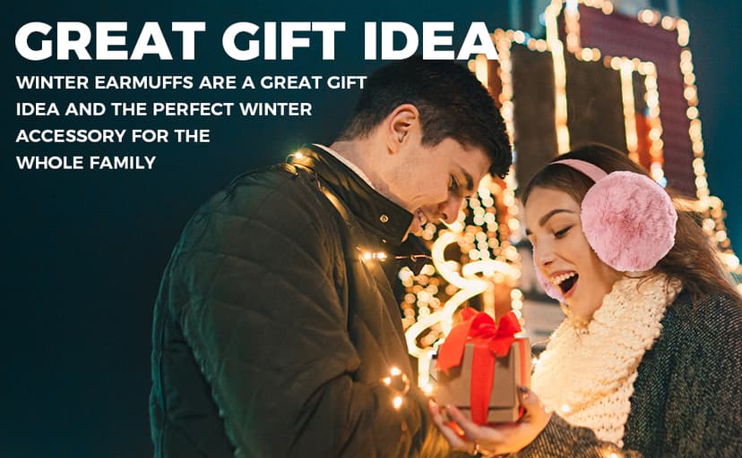 Buauty Ear Muffs Winter Women Men Soft Earmuffs Cute Ear Covers Cold Weather Fluffy Ear Warmers Headband Winter Accessories