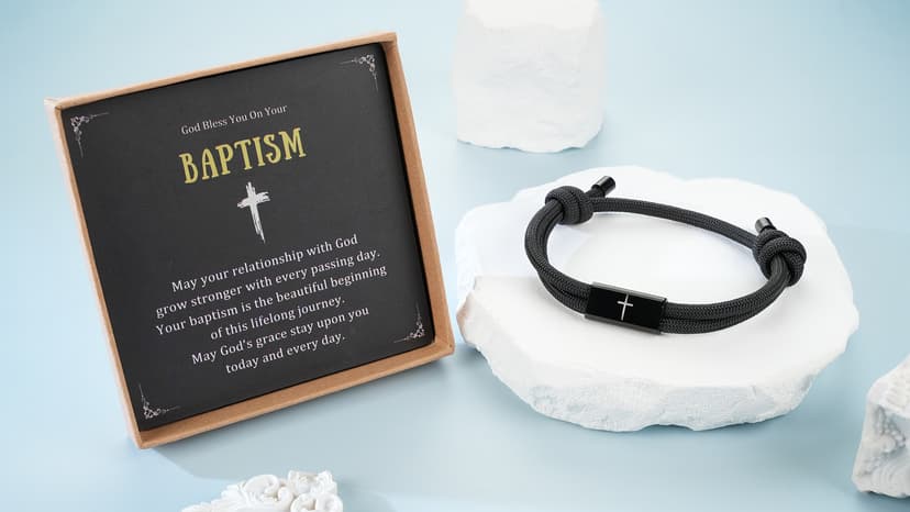 Birthday Philippians Confirmation Baptism Gifts for 9 10 11 13 16 18 21 Years Old Boy, Soccer Baseball Basketball Accessories PEALICIOUS Cross Bracelet for Boys, Joshua Birthday Son Gifts for Teens B0GJ54CQ6W