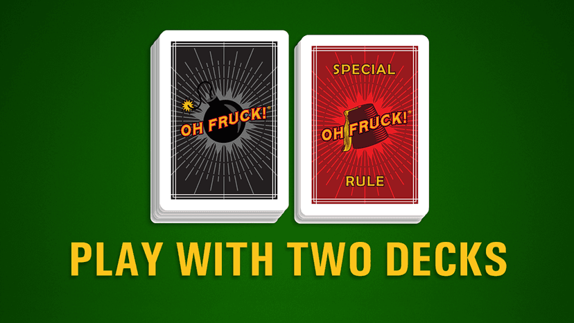 Oh Fruck! A Raucous Card Game That Combines Strategy with Special Rules That Change Every Time You Play.