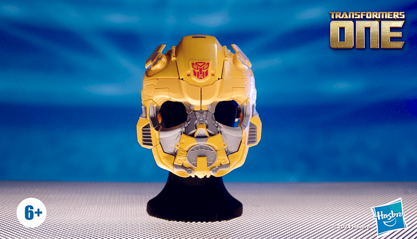 Transformers One 2 in 1 Bumblebee B-127 9.8 Inch Robot Action Figure, Converts to Mask, Interactive Toys for Boys and Girls Ages 6 and Up