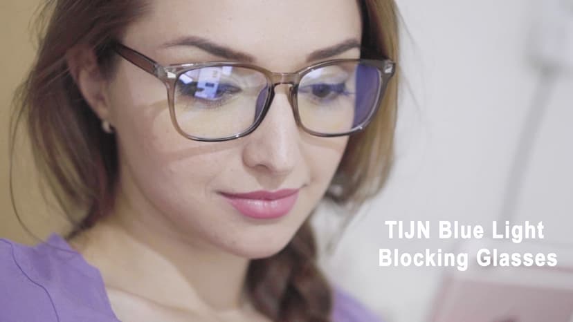 TIJN Gaming Glasses Blue Light Blocking Glasses for Women Men Nerd Eyeglasses Screen Fatigue Anti UV Glare (Leopard(Gaming Glasses))