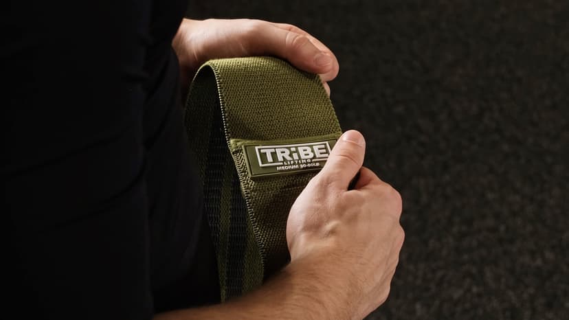 Tribe Lifting Fabric Resistance Bands for Legs - Workout Bands Resistance Bands for Men and Women - Booty Bands for Working Out - Exercise Bands Resistance Bands Set - Elastic Bands for Exercise