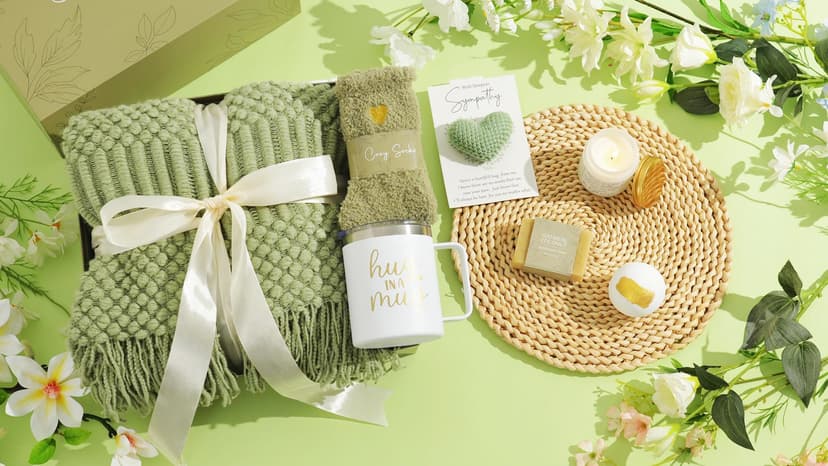 Sympathy Gift Baskets Sympathy Gifts for Loss of Loved One Mother Father Husband Mom Dad, Memorial Condolences Grief Bereavement Gift Ideas for Loss, Miscarriage Gifts for Mothers Women Care Package