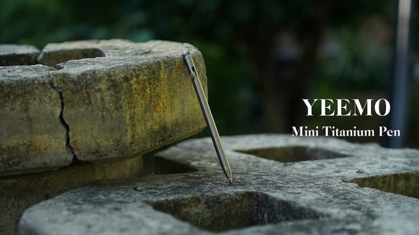 Mini Pen,Non-Toxic Titanium EDC Pen with Keychain, Compact and Stylish Small Pen(Only 82mm in Length and Comes with 2 Refill Cartridges)