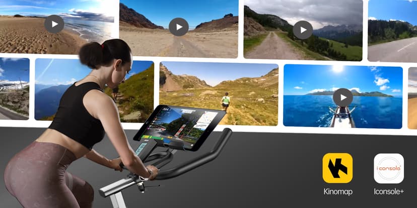 JOROTO Exercise Bike, Magnetic Stationary Bikes for Home with 40LBS Flywheel, App Supported Indoor Bike with 350LBS Weight Capacity, Low Noise,Digital Monitor,Bottle and Tablet Holder