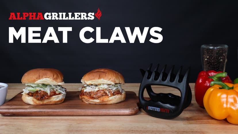 Alpha Grillers Meat Shredder Claws - Grilling Accessories Gifts for Men Dad Him Husband Son Boyfriend Birthday - BBQ Accessories Grill Puller for Cooking Shredding Barbecue Smoker Pulled Pork Chicken