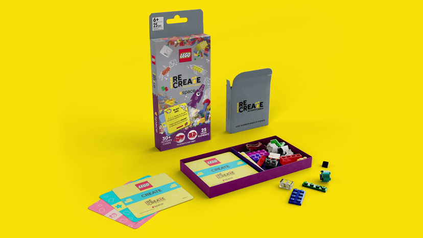LEGO Recreate Activity Cards – Animals | Creative Building Game with 30+ Activity Cards & 25 LEGO Elements | Ages 6+