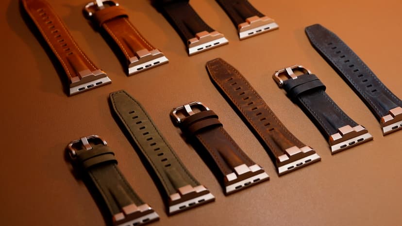 Suitisbest Leather Band Compatible for Apple Watch Ultra Band 49mm 46mm 45mm 44mm 42mm 41mm 40mm, Genuine Leather Replacement Strap for iWatch series 11 10 9 8 7 6 5 4 3 2 1, SE 3 2 1, Ultra 3 2 1