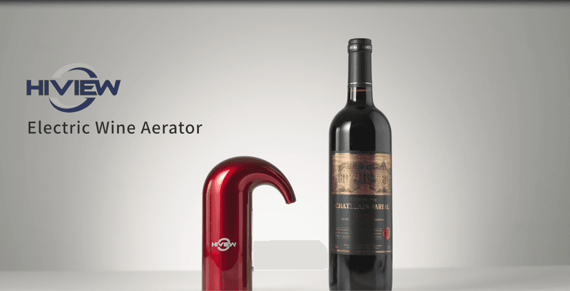 Electric Wine Aerator,Wine dispenser,Aeration and Decanter Wine Pourer,Red White Wine Accessories,Wine Gifts -Black
