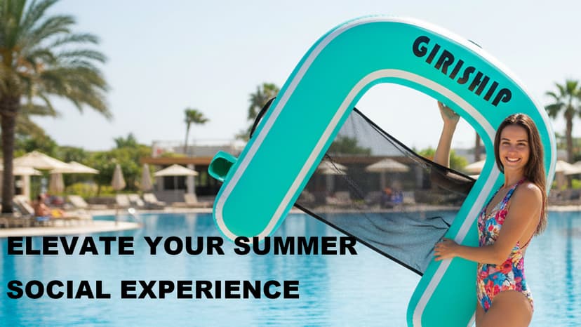 Inflatable Pool Float Chair for Lake Floating Pool Chairs Heavy Duty Floating Chair Lake Floats for Adults Pool Chair Floats Pool River