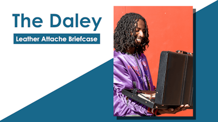 McKLEIN Leather 3.5" Attaché Briefcase- DALEY