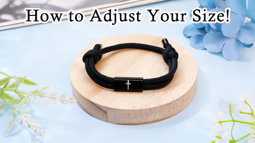 PEALICIOUS Cross Bracelet for Boys, Joshua Birthday Son Gifts for Teens B0FK4PJ31K