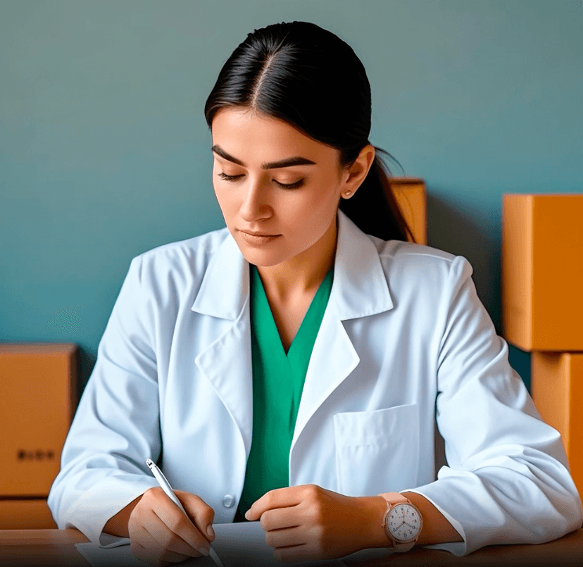 IBSO Women Watch for Nurse Easy to Read Dial Wristwatches Silicone Band Water Resistant Watches Second Hand and 24 Hour