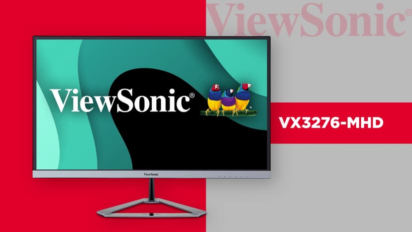 ViewSonic VX3276-MHD 32 Inch 1080p Widescreen IPS Monitor with Ultra-Thin Bezels, Screen Split Capability HDMI and DisplayPort