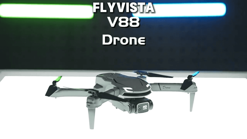 FLYVISTA Cool Mini Drone with Camera for Kids Adults Beginners, 1080P FPV Camera Remote Control Drone for Kids with 2 Batteries, One-Click Take Off/Landing, Altitude Hold, Headless Mode, 360° Flips, 3-Gear Speeds , Emergency Stop, Toys Gifts for Adults Beginner and Kids